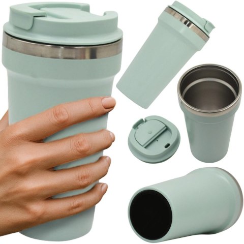 KUBEK TERMICZNY TURYSTYCZNY EXCELLENT HOUSEWARE 500L - ZIELONY