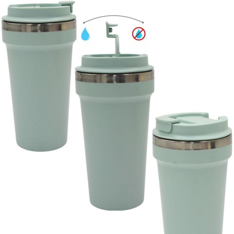 KUBEK TERMICZNY TURYSTYCZNY EXCELLENT HOUSEWARE 500L - ZIELONY