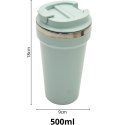 KUBEK TERMICZNY TURYSTYCZNY EXCELLENT HOUSEWARE 500L - ZIELONY
