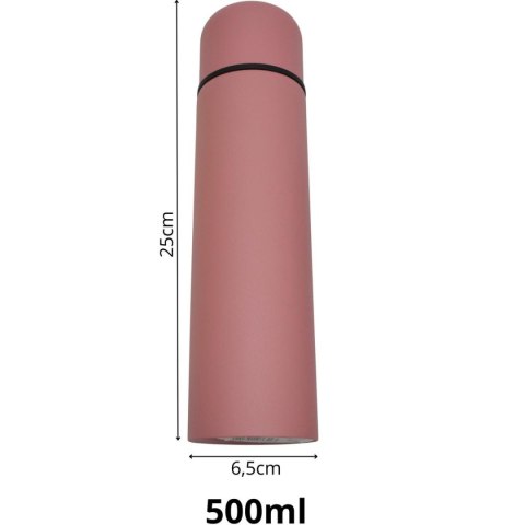 TERMOS TURYSTYCZNY 500ML EXCELLENT HOUSEWARE RÓŻOWY