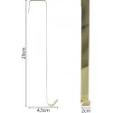 WIESZAK UCHWYT DO STROIKÓW 29CM ZŁOTY