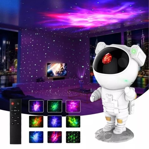 Zestaw Trefl Mistrz Wiedzy Kosmos gra edukacyjna + duży projektor astronauta