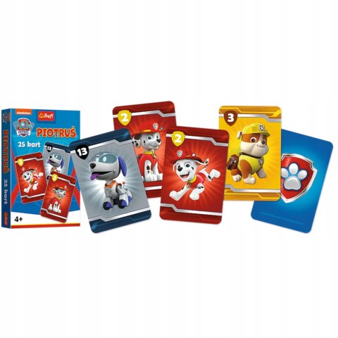 5 x Karty Piotruś Paw Patrol Psi patrol Trefl 08513
