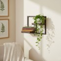 Kwietnik ścienny półka wisząca na kwiaty ozdoby 2 poziomy loft ModernHome