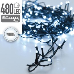 LAMPKI CHOINKOWE ŁAŃCUCH ŚWIETLNY 480 LED ZIMNY BIAŁY