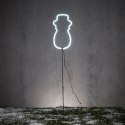 NEON BAŁWAN BIAŁY 81 LED NA BATERIE 14,5x96CM LUCA