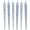 SOPLE LODU OPALIZUJĄCE DEKORACJA WISZĄCA 17,5 CM 6 SZT