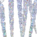 SOPLE LODU OPALIZUJĄCE DEKORACJA WISZĄCA 17,5 CM 6 SZT
