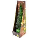 CHOINKA DEKORACYJNA ZIELONA LED 7 KORON CIEPŁY BIAŁY 40CM