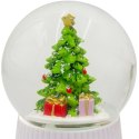 KULA ŚNIEŻNA 147MM LED GRAJĄCA CHOINKA