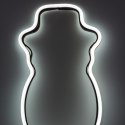 NEON BAŁWAN BIAŁY 81 LED NA BATERIE 14,5x96CM LUCA