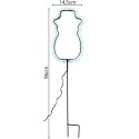 NEON BAŁWAN BIAŁY 81 LED NA BATERIE 14,5x96CM LUCA