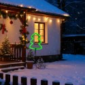 NEON CHOINKA ZIELONA 87 LED NA BATERIE 16x91CM LUCA