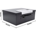 SEJF Z ZAMKIEM CYFROWYM 32,4x12,7x25,5CM 1068756 SASKA GARDEN