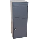 SKRZYNKA NA PRZESYŁKI KURIERSKIE LISTY 2W1 STOJĄCA 38X41X102CM 1068749