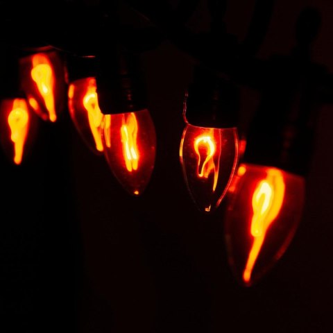 OŚWIETLENIE ŁAŃCUCH ŚWIETLNY IMITUJĄCY PŁOMIEŃ 10LED