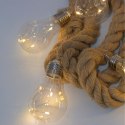 WĄŻ ŚWIETLNY 30LED 280 CM CIEPŁY BIAŁY JUTA