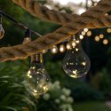 WĄŻ ŚWIETLNY 30LED 280 CM CIEPŁY BIAŁY JUTA