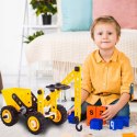 Klocki konstrukcyjne 8w1 pojazdy edukacyjne zestaw walizka 100 el