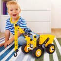 Klocki konstrukcyjne 8w1 pojazdy edukacyjne zestaw walizka 100 el