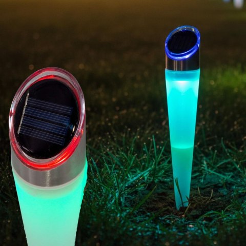 LAMPA SOLARNA PATHWAY 4LED 2 KOLORY 32,5CM