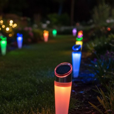LAMPA SOLARNA PATHWAY 4LED 2 KOLORY 32,5CM