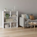 Nowoczesny regał stojący do salonu i sypialni 3 poziomy biały ModernHome