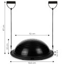 Platforma do balansowania z ekspanderami półpiłka trener równowagi + pompka ModernHome