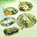 Tor samochodowy dla dzieci Dino Park wyścigowy zestaw 230 el dinozaury