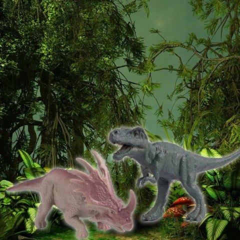Tor samochodowy dla dzieci Dino Park wyścigowy zestaw 230 el dinozaury