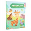 Układanka magnetyczna Montessori zwierzęta puzzle edukacyjne 47 magnesów