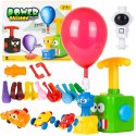 Wyrzutnia balonowa samochód żabka + pompka zestaw aerodynamiczny 12 balonów