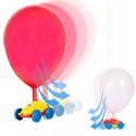 Wyrzutnia balonowa samochód żabka + pompka zestaw aerodynamiczny 12 balonów