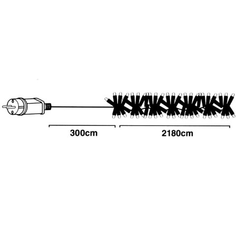 LAMPKI CHOINKOWE ŁAŃCUCH ŚWIETLNY 3000 LED TIMER CIEPŁY BIAŁY
