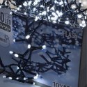 LAMPKI CHOINKOWE ŁAŃCUCH ŚWIETLNY 500 LED FLASH BIAŁE
