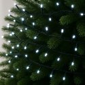 LAMPKI CHOINKOWE ŁAŃCUCH ŚWIETLNY 500 LED FLASH BIAŁE