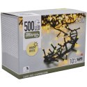LAMPKI CHOINKOWE ŁAŃCUCH ŚWIETLNY 500 LED FLASH CIEPŁY BIAŁY