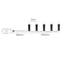 LAMPKI CHOINKOWE ŁAŃCUCH ŚWIETLNY 750 LED FLASH BIAŁE