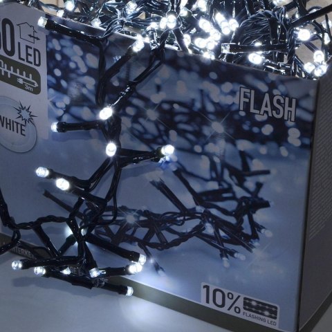 LAMPKI CHOINKOWE ŁAŃCUCH ŚWIETLNY 750 LED FLASH BIAŁE