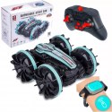Samochód terenowy RC z opaską gestów - auto, wodoodporny, LED