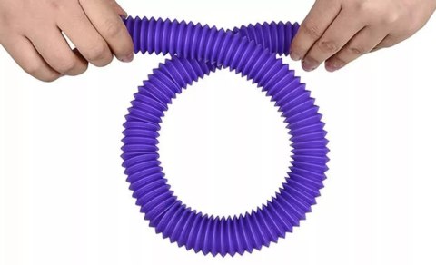 Kolorowa Zabawka Rozwojowa Tuby Sensoryczne Rurki POP XXL 20 szt.