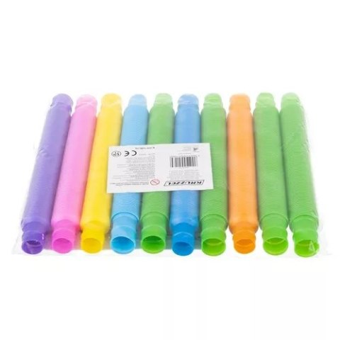 Kolorowa Zabawka Rozwojowa Tuby Sensoryczne Rurki POP XXL 20 szt.