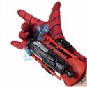 Rękawica spiderman z wyrzutnią superbohater w akcji 3 strzałki