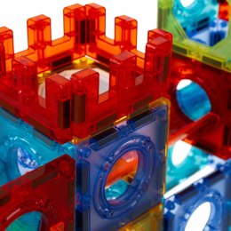 Tor Kulkowy klocki magnetyczne 96 el. konstrukcje 3D