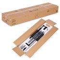 Biurko elektryczne regulowane 120x60 cm regulacja wysokości 72-117 cm czarne ModernHome