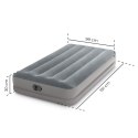 Materac dmuchany jednoosobowy 191x99x30 cm z wbudowaną pompką elektryczną INTEX 64112