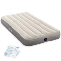 Materac welurowy dmuchany 191x99 cm INTEX 64101