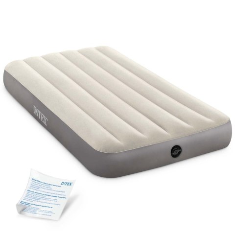 Materac welurowy dmuchany 191x99 cm INTEX 64101