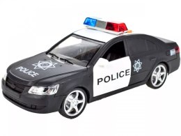 Policyjny radiowóz otwierane drzwi świecące koguty dźwięki auto policja