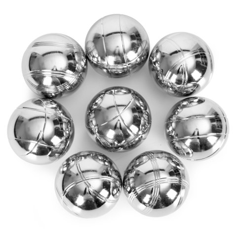Zestaw do gry w bule kule boules petanque 8 szt. + etui i akcesoria